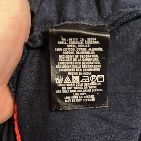 Anthropologie Maeve Tisa Blue Boho Embroidered Pullover Swing Dress Cottagecore - Picture 13 of 14